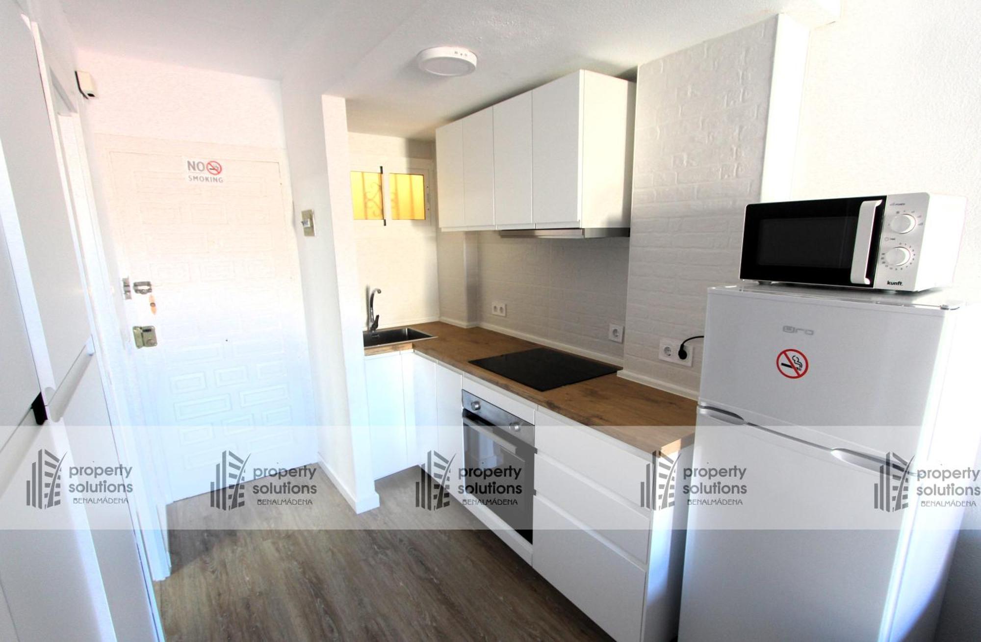 801 Estudio en Minerva Apartamentos. Vista al mar y montaña. Piscina y playa. Excelente wifi. Benalmádena Exterior foto